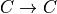 C \to C