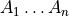 A_1\ldots A_n